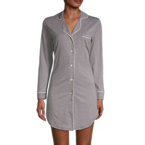 COSABELLA Striped Long Sleeve Sleepshirt Small Size